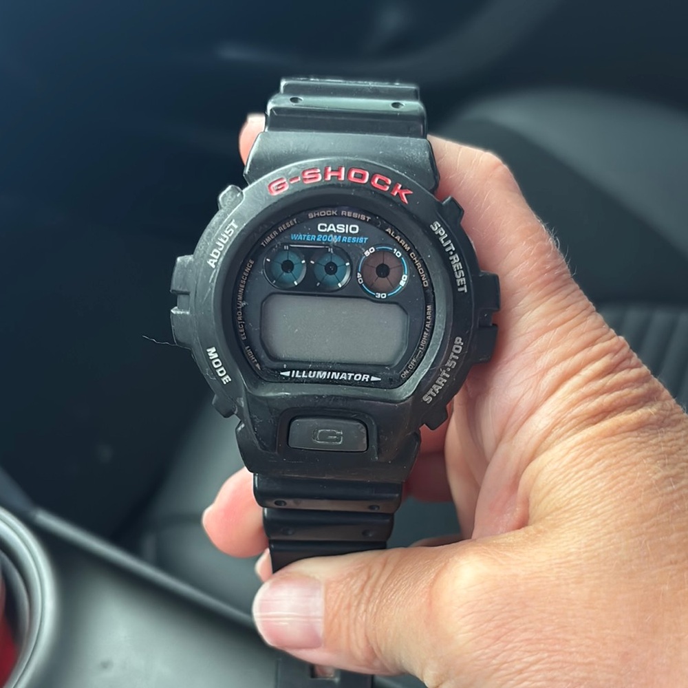 Casio G-Shock Black and Red Digital Watch